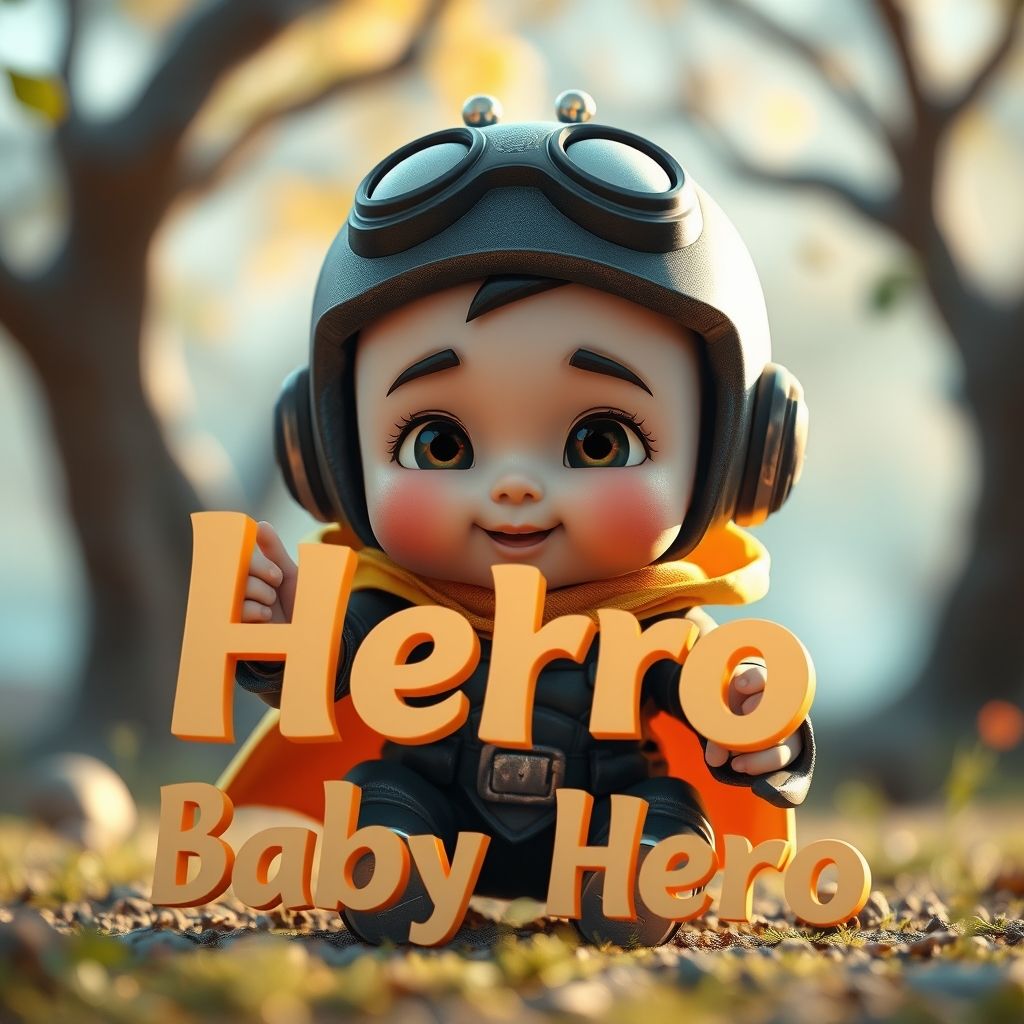 การสร้างตัวละคร Baby Hero ด้วยความคิดสร้างสรรค์